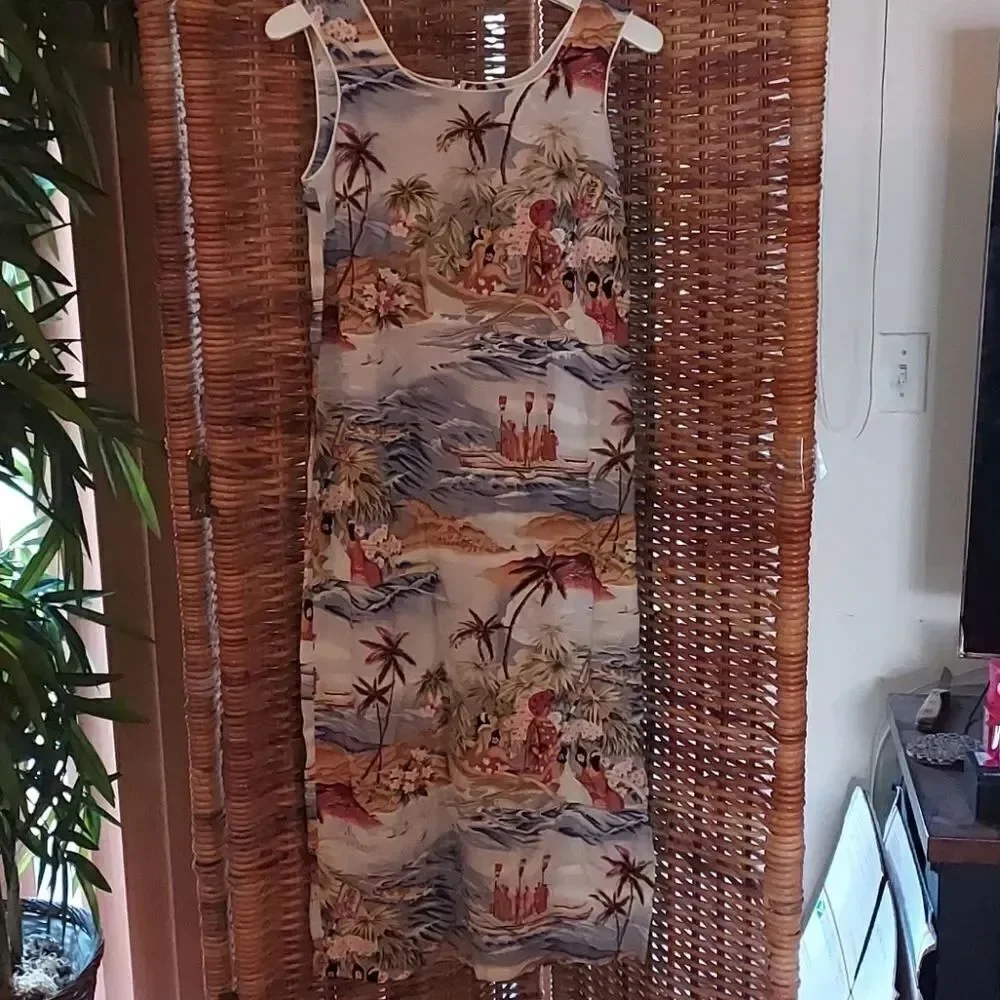 Hawaiian Aloha Luau Dress S